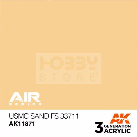 AK-Interactive Acrylics 3rd generation USMC Sand FS 33711 AIR SERIES akrilfesték AK11871