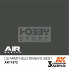 AK-Interactive Acrylics 3rd generation US Army Helo Drab FS 34031 AIR SERIES akrilfesték AK11872