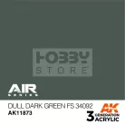 AK-Interactive Acrylics 3rd generation Dull Dark Green FS 34092 AIR SERIES akrilfesték AK11873
