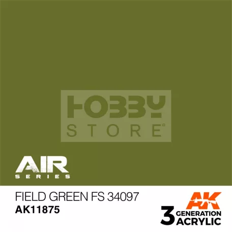 AK-Interactive Acrylics 3rd generation Field Green FS 34097 AIR SERIES akrilfesték AK11875