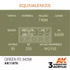 AK-Interactive Acrylics 3rd generation Green FS 34258 AIR SERIES akrilfesték AK11876