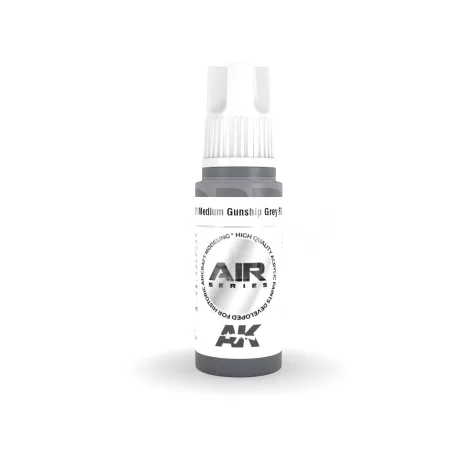AK-Interactive Acrylics 3rd generation Medium Gunship Grey FS 36118 AIR SERIES akrilfesték AK11881