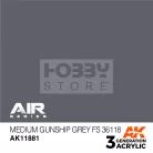 AK-Interactive Acrylics 3rd generation Medium Gunship Grey FS 36118 AIR SERIES akrilfesték AK11881