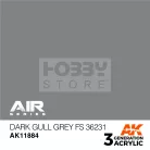 AK-Interactive Acrylics 3rd generation Dark Gull Grey FS 36231 AIR SERIES akrilfesték AK11884