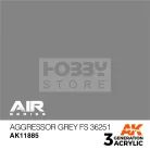 AK-Interactive Acrylics 3rd generation Aggressor Grey FS 36251 AIR SERIES akrilfesték AK11885