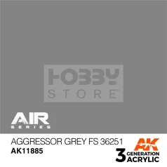   AK-Interactive Acrylics 3rd generation Aggressor Grey FS 36251 AIR SERIES akrilfesték AK11885