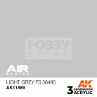 AK-Interactive Acrylics 3rd generation Light Grey FS 36495 AIR SERIES akrilfesték AK11889
