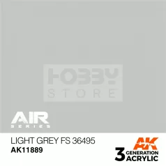   AK-Interactive Acrylics 3rd generation Light Grey FS 36495 AIR SERIES akrilfesték AK11889