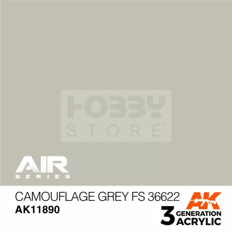 AK-Interactive Acrylics 3rd generation Camouflage Grey FS 36622 AIR SERIES akrilfesték AK11890