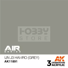   AK-Interactive Acrylics 3rd generation IJN J3 Hai-iro (Grey) AIR SERIES akrilfesték AK11891
