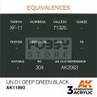 AK-Interactive Acrylics 3rd generation IJN D1 Deep Green Black AIR SERIES akrilfesték AK11893