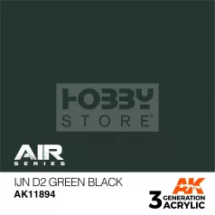   AK-Interactive Acrylics 3rd generation IJN D2 Green Black AIR SERIES akrilfesték AK11894