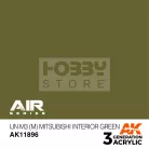 AK-Interactive Acrylics 3rd generation IJN M3 (M) Mitsubishi Interior Green AIR SERIES akrilfesték AK11896