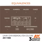 AK-Interactive Acrylics 3rd generation IJA #31 Cha Kasshoku (Tea Colour) AIR SERIES akrilfesték AK11906