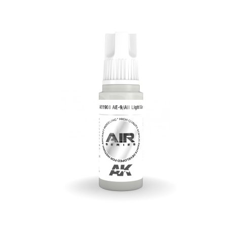 AK-Interactive Acrylics 3rd generation AE-9/AII Light Grey AIR SERIES akrilfesték AK11908