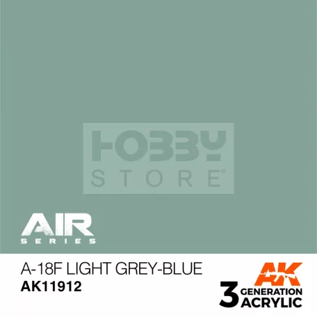 AK-Interactive Acrylics 3rd generation A-18f Light Grey-Blue AIR SERIES akrilfesték AK11912