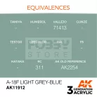 AK-Interactive Acrylics 3rd generation A-18f Light Grey-Blue AIR SERIES akrilfesték AK11912