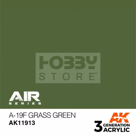 AK-Interactive Acrylics 3rd generation A-19f Grass Green AIR SERIES akrilfesték AK11913