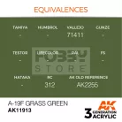 AK-Interactive Acrylics 3rd generation A-19f Grass Green AIR SERIES akrilfesték AK11913