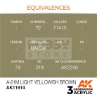 AK-Interactive Acrylics 3rd generation A-21m Light Yellowish Brown AIR SERIES akrilfesték AK11914