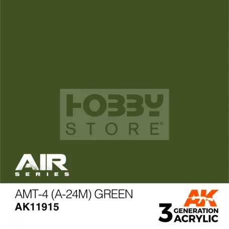 AK-Interactive Acrylics 3rd generation AMT-4 (A-24m) Green AIR SERIES akrilfesték AK11915