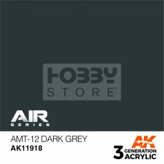   AK-Interactive Acrylics 3rd generation AMT-12 Dark Grey AIR SERIES akrilfesték AK11918