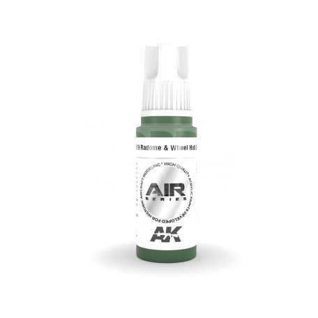 AK-Interactive Acrylics 3rd generation Radome & Wheel Hub Green AIR SERIES akrilfesték AK11919