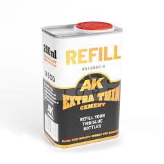   AK Interactive EXTRA THIN CEMENT REFILL - extra híg makett ragasztó 200 ml (utántöltő) AK12002-B