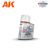 AK-Interactive - BATTLE ASHES – ENAMEL LIQUID PIGMENT - Folyékony pigment - hamu színű 35 ml AK1202