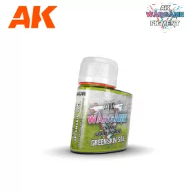   AK-Interactive - GREENSKIN SOIL – ENAMEL LIQUID PIGMENT - Folyékony pigment - zöldbőr színű - 35 ml AK1205