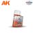 AK-Interactive - LIGHT RUST DUST – ENAMEL LIQUID PIGMENT - Folyékony pigment - világos rozsda por színű - 35 ml AK1207