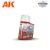 AK-Interactive - DARK RUST DUST – ENAMEL LIQUID PIGMENT - Folyékony pigment - sötét rozsda por színű - 35 ml AK1208