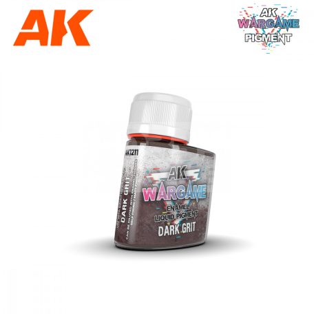 AK-Interactive - DARK GRIT – ENAMEL LIQUID PIGMENT - Folyékony pigment - 35 ml AK1211