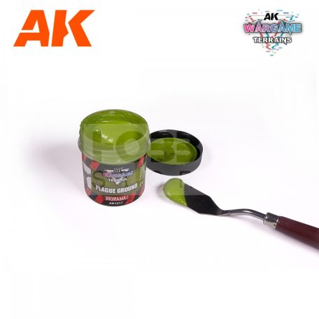 AK-Interactive Wargame Terrains  - PLAGUE GROUND paszta diorámához-figurákhoz AK1217