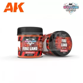   AK-Interactive Wargame Terrains  - LAND FIRE paszta diorámához-figurákhoz AK1218