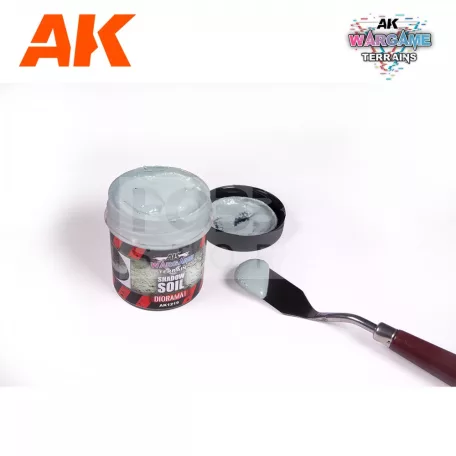 AK-Interactive Wargame Terrains  - SHADOW SOIL paszta diorámához-figurákhoz AK1219