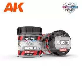   AK-Interactive Wargame Terrains  - CONCRETE paszta diorámához-figurákhoz AK1229