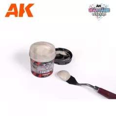   AK-Interactive Wargame Terrains  - CONCRETE paszta diorámához-figurákhoz AK1229