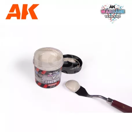 AK-Interactive Wargame Terrains  - CONCRETE paszta diorámához-figurákhoz AK1229