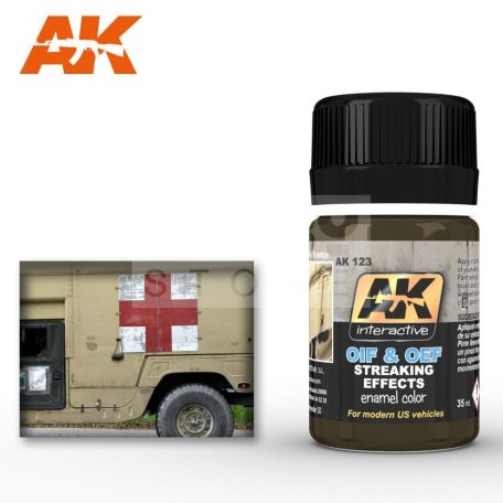 AK-Interactive OIF & OEF – US VEHICLES STREAKING EFFECTS 35 ml AK123