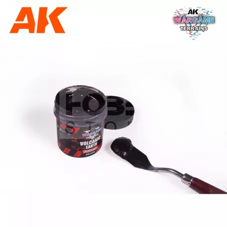 AK-Interactive Wargame Terrains  - VOLCANIC EARTH paszta diorámához-figurákhoz AK1234