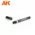 AK-Interactive - METALLIC LIQUID MARKER – CHROME - Króm színű marker makettezőknek AK1302