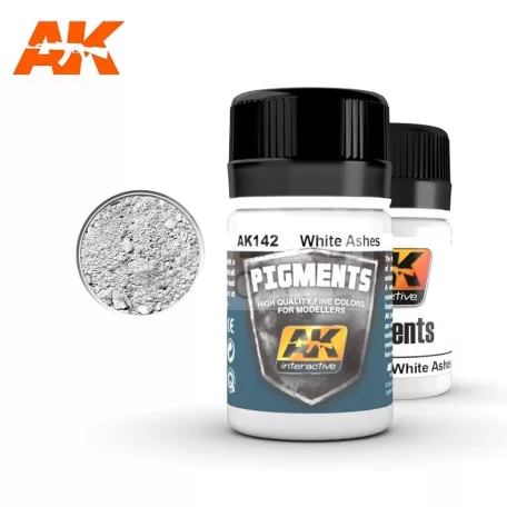 Ak-Interactive WHITE ASHES pigment AK142