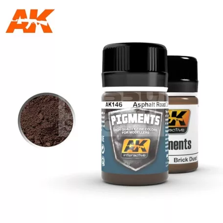Ak-Interactive ASPHALT ROAD DIRT pigment AK146