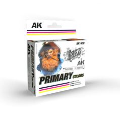   AK-Interactive PRIMARY COLORS – INK SET (Tinta szett 3X30 ml) AK16021