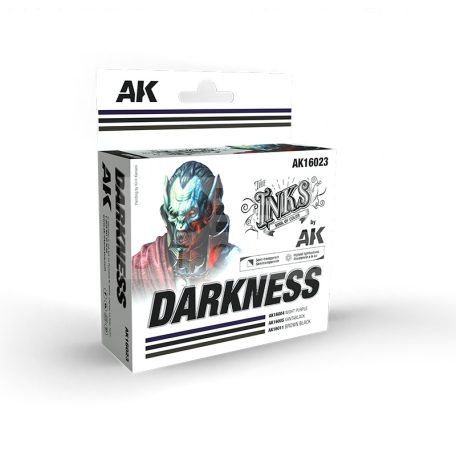 AK-Interactive DARKNESS – INK SET (Tinta szett 3X30 ml) AK16023
