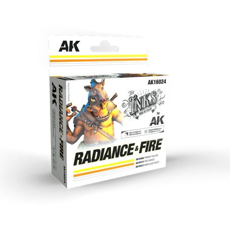 AK-Interactive RADIANCE & FIRE – INK SET (Tinta szett 3X30 ml) AK16024