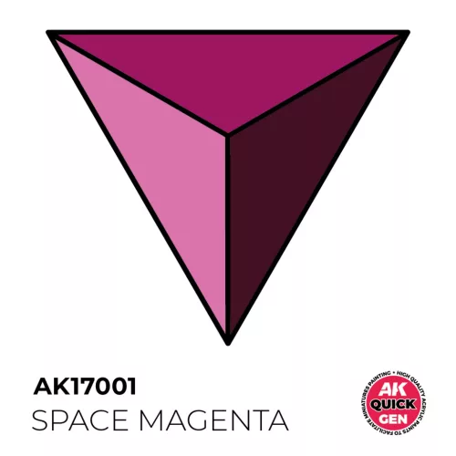 AK QUICK GEN ACRYLIC COLOR - SPACE MAGENTA 18 ml - AK17001