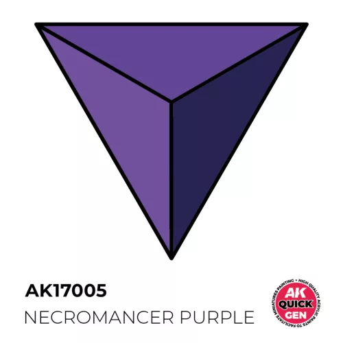 AK QUICK GEN ACRYLIC COLOR - NECROMANCER PURPLE 18 ml - AK17005
