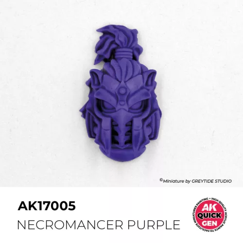 AK QUICK GEN ACRYLIC COLOR - NECROMANCER PURPLE 18 ml - AK17005